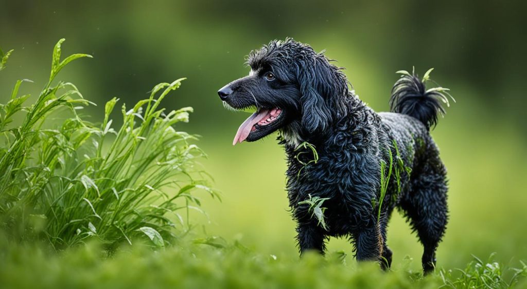 Barbet as a flushing dog