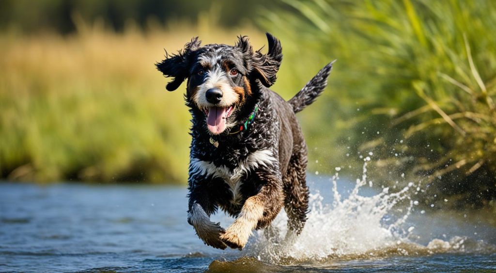 Barbet hunting dog