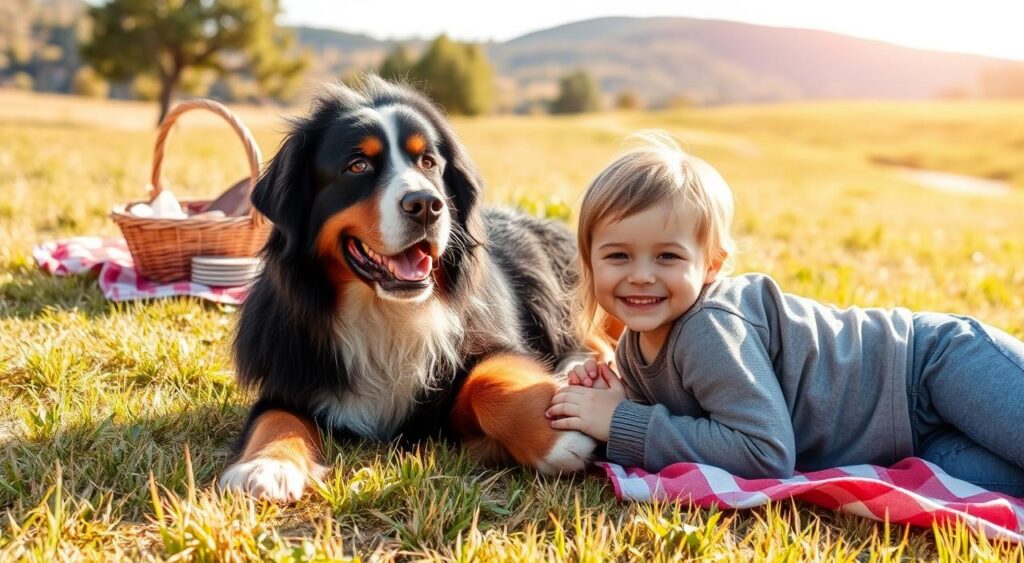 Bernese Mountain Dog as family pet