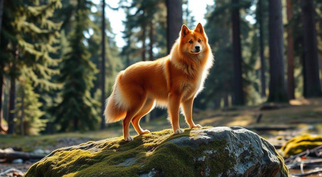 Finnish Spitz national dog of Finland