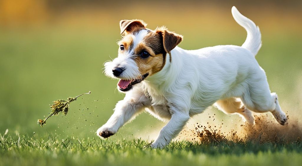 Parson Russell Terrier hunting dog