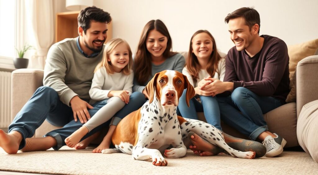 Portuguese Pointer as a family dog