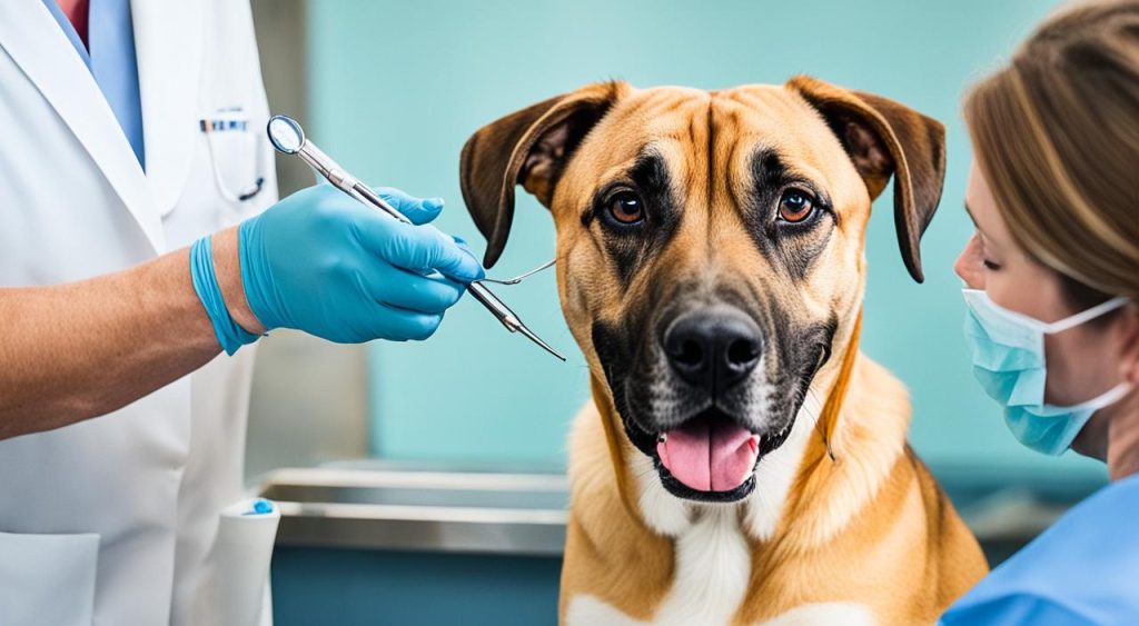 black mouth cur health check