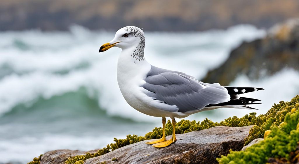 common gull breeding