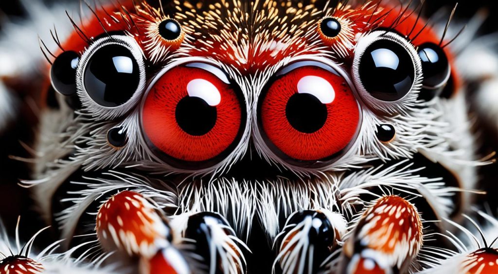 red back jumping spider