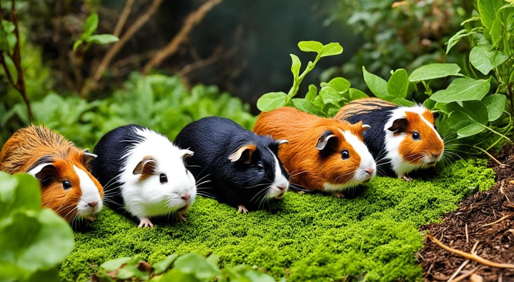 Abyssinian guinea pigs