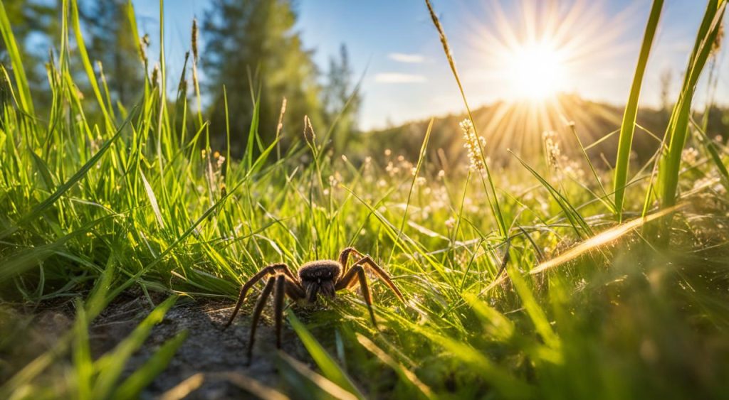 wolf spiders