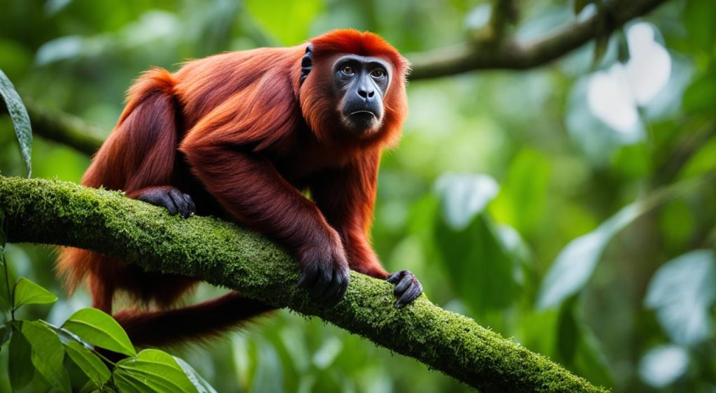 red howler monkey