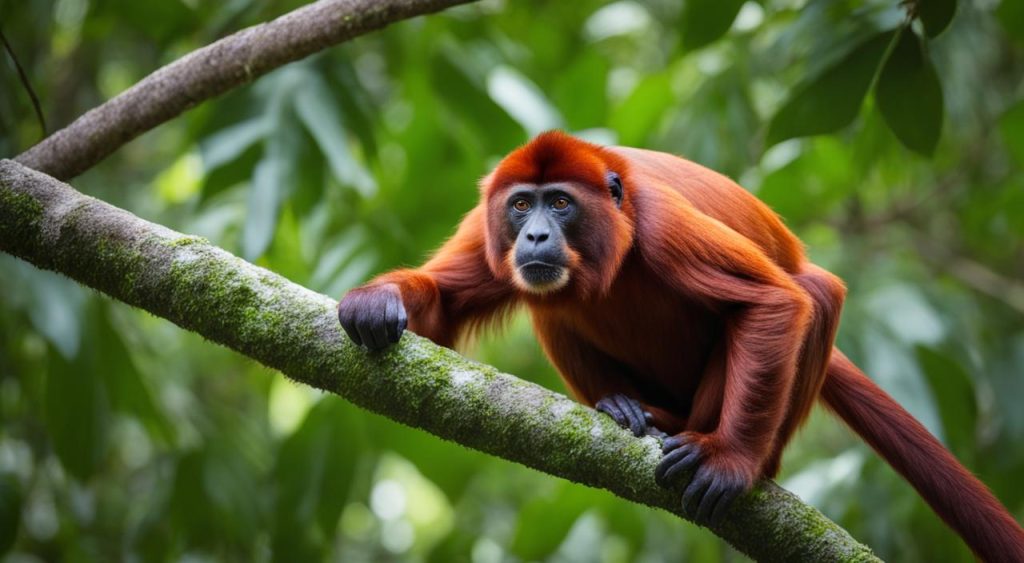 red howler monkey