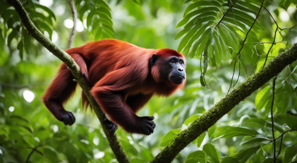 red howler monkey