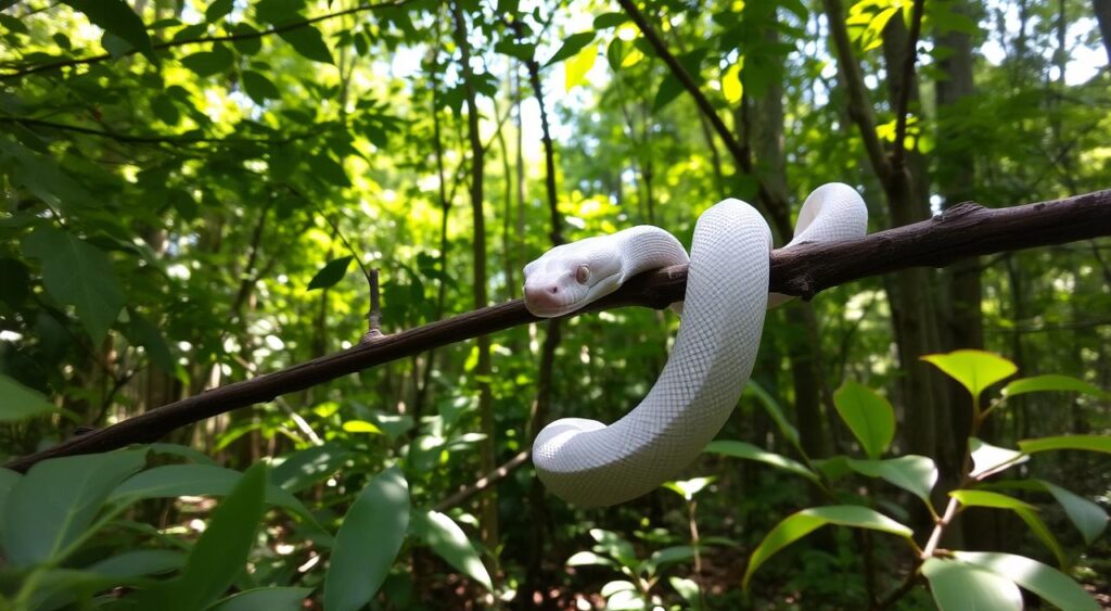 albino snakes