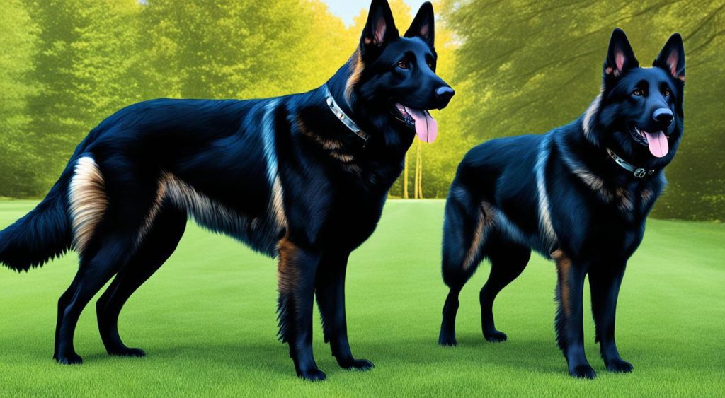 Black German Shepherd