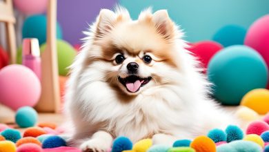 Adorable White Pomeranian