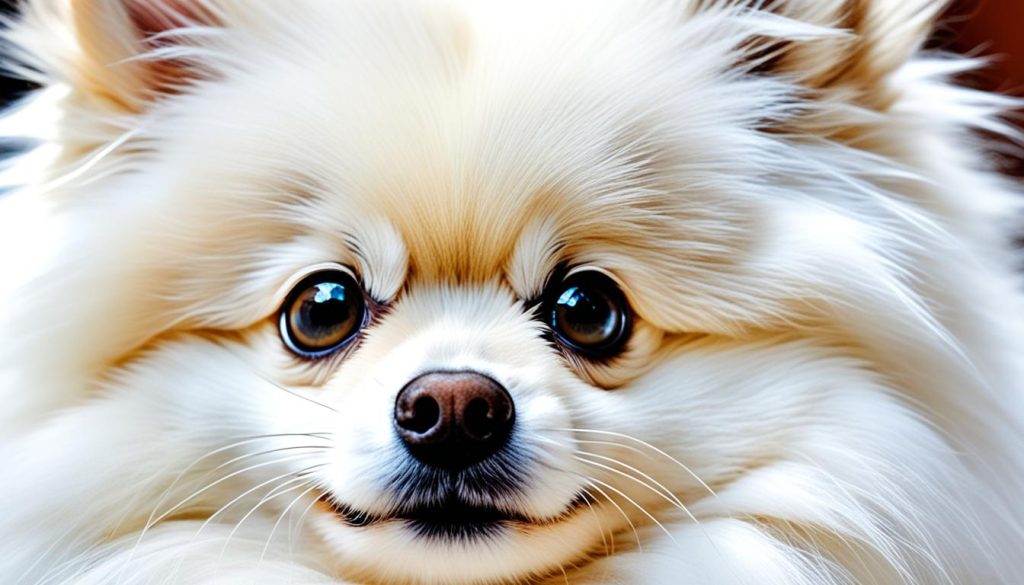 Adorable White Pomeranian