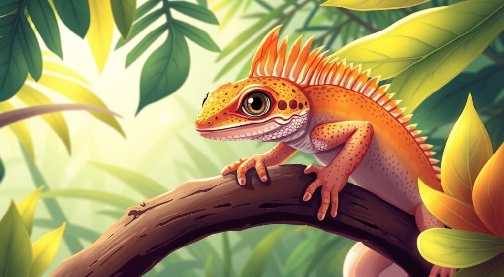 Crested gecko as an ideal exotic pet